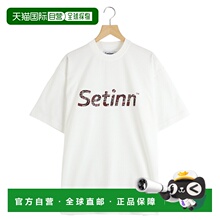 1h可退 日本直邮Setinn 男士宽松款品牌Logo短袖T恤  25S045
