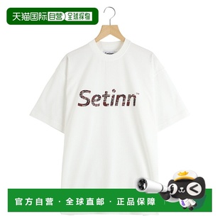1h可退 日本直邮Setinn 男士宽松款品牌Logo短袖T恤 25S045