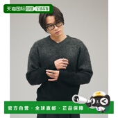 日本直邮Adoon plain 男装 1h可退 渐变色V领针织衫 柔软起毛质感