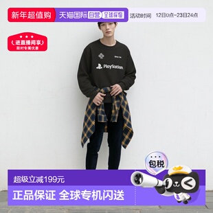 1h可退 日本直邮BEAMS T 男士 PlayStation联名款 圆领卫衣 游戏