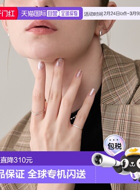 1h可退 日本直邮NOJESS 女装 简约银色圆点指环 低调叠戴设计 302