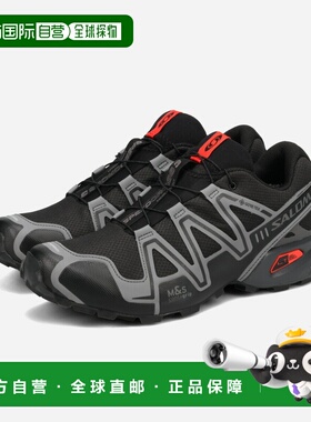 日本直邮SALOMON SPEEDCROSS 3 GTX 男士 Gore-Tex 低帮运动鞋 黑