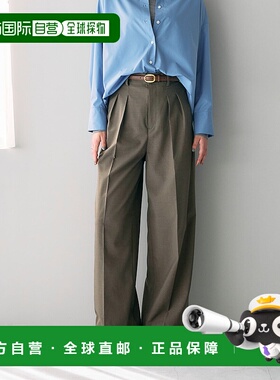 1h可退 日本直邮N.O.R.C 女装 宽松直筒西裤 立体贴袋设计 易打理