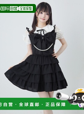 1h可退 日本直邮Ank Rouge 女士甜美大蝴蝶结荷叶边连衣裙 403040