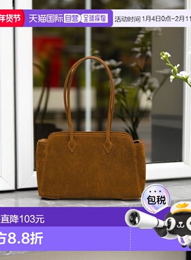 1h可退 日本直邮KBF 女士仿麂皮长肩带波士顿包 25AW秋季新款 KBA