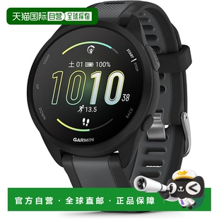 日本直邮 安卓 佳明Forerunner165 跑步GPS手表 iOS Music黑灰