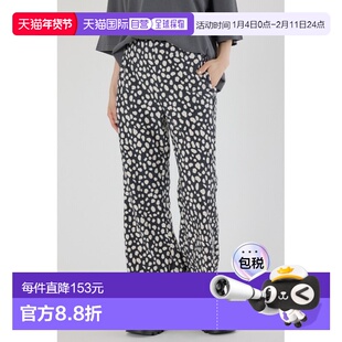 1h可退 日本直邮RODEO CROWNS WIDE BOWL 女装 动物纹宽松休闲裤