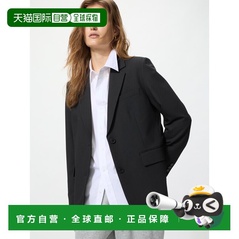 日本直邮休闲西装外套 修身剪裁 舒适自在优衣库夹克图片