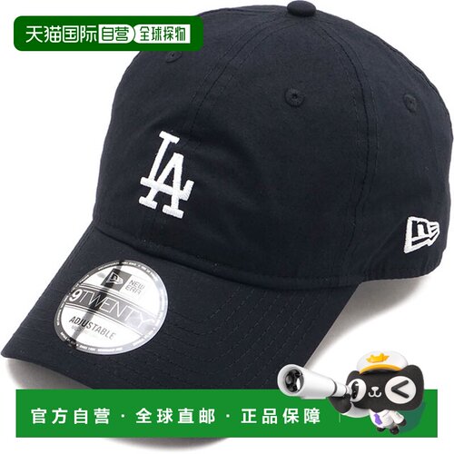 日本直邮New Era 帽子 洛杉矶道奇队 黑色 可调节