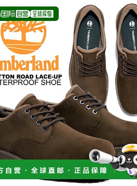 日本直邮Timberland BRITTON ROAD 系带防水鞋深棕色磨砂皮 a69t9