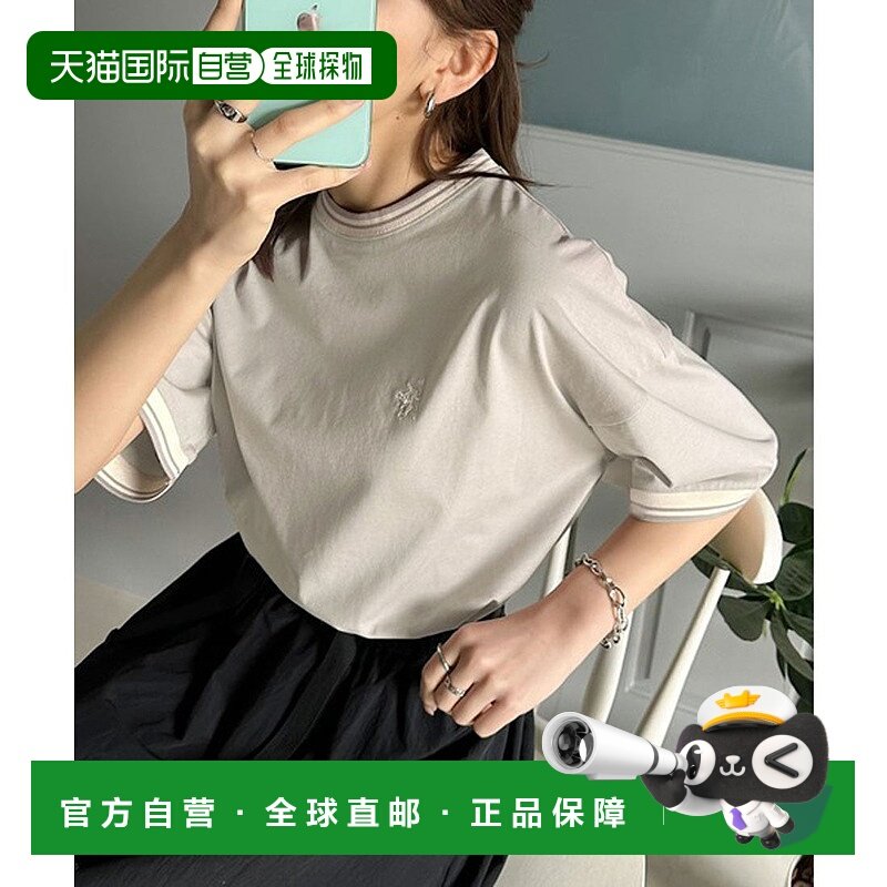 日本直邮Classical Elf Java联名纯棉刺绣T恤 C04519EW07166