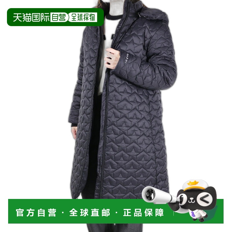 日本直邮MARNI 玛尼 Star Quilting Coat 星星绗缝外套 尼龙 带帽
