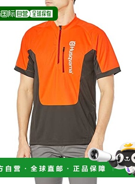 【日本直邮】Husqvarna 富世华短袖T恤工作服M码技术人员50橙色