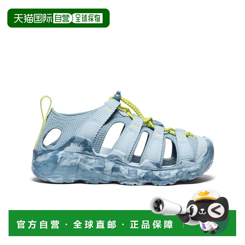 日本直邮KEEN 儿童Hyperport H2凉鞋 1030833 天蓝色/褪色牛仔蓝