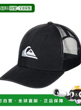 1h可退 日本直邮Quiksilver 男士GROUNDER刺绣网眼帽 AQYHA04793