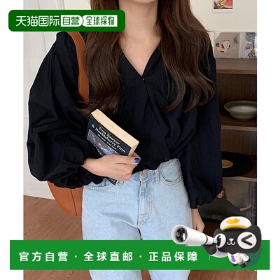 1h可退 日本直邮Girly Doll 女士弹力袖设计感长袖衬衫 GSZ21S031