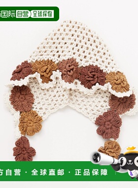 日本直邮CAYHANE 女士 手工编织巴布什卡风毛线帽 NWWP6108