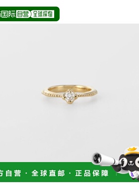 自营 日潮 agete 阿卡朵＜4月诞生石＞K10钻石婴儿戒指白色 均码
