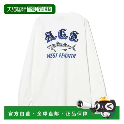 日本直邮Atlantic Coastal Supplies 男士 长袖印花T恤 361001025