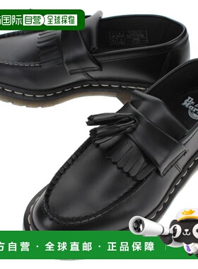 日本直邮Dr. Martens Adrian WS 乐福鞋白色缝线黑色26805001 [T]