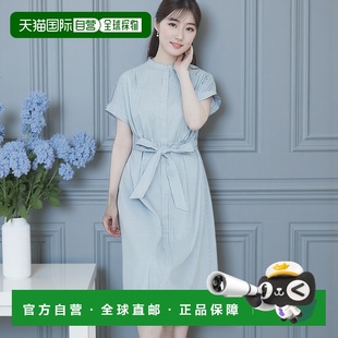 型防皱易打理 1h可退 连衣裙宽松版 条纹衬衫 C58 日本直邮index女装
