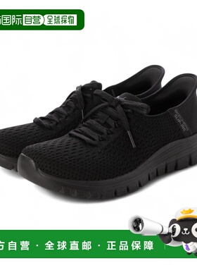日本直邮斯凯奇 运动鞋优雅初绽 100736（黑色 x 黑色）休闲鞋