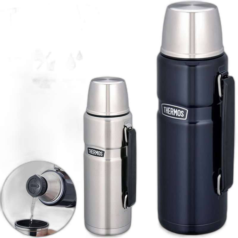 日本直邮THERMOS膳魔师不锈钢保温保冷杯带杯盖户外大容量全水洗