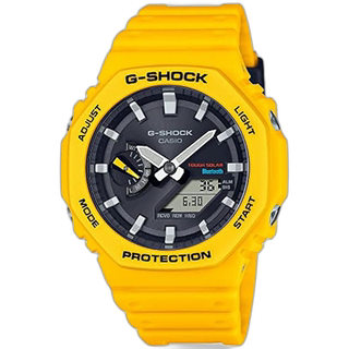 【日本直邮】G Shock卡西欧 手表 男款蓝牙太阳能表黄GA-B2100C-9