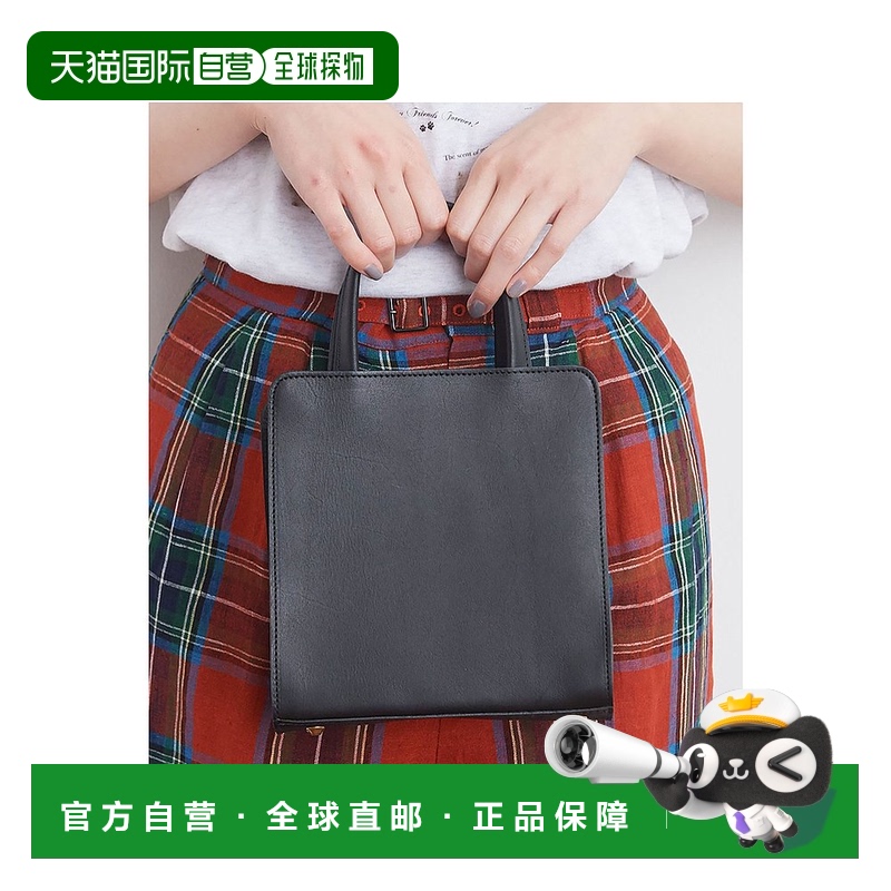 日本直邮fig London 女士小巧复古牛皮手提包 7002BG001241