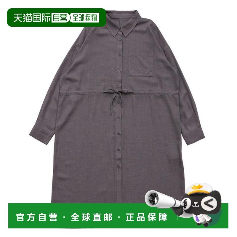 1h可退 日本直邮select MOCA Et 亚麻混纺 腰部抽绳 衬衫连衣裙,女装/女士精品,连衣裙,淘宝优惠券,粉丝福利购,淘宝优惠卷
