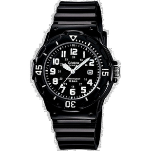 日本直购CASIO卡西欧STANDARD 手表LRW-200H-1BJF黑色时尚百搭