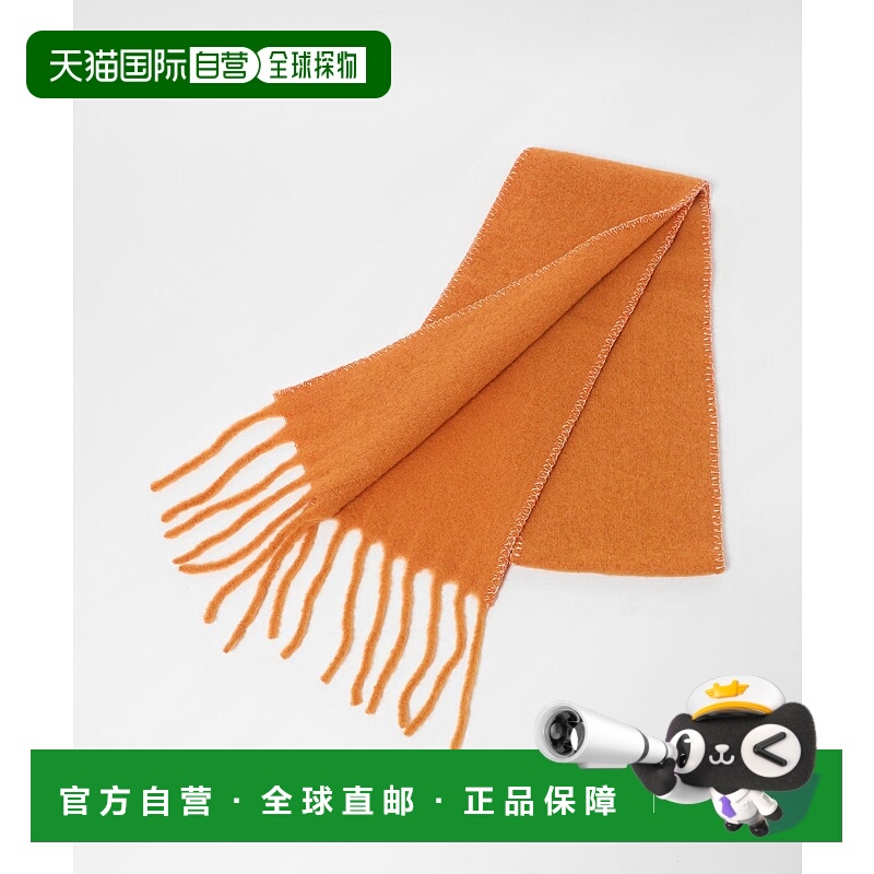 1h可退 日本直邮mylab 女装 阿尔帕卡毛 侧边绗缝设计 围巾 18364