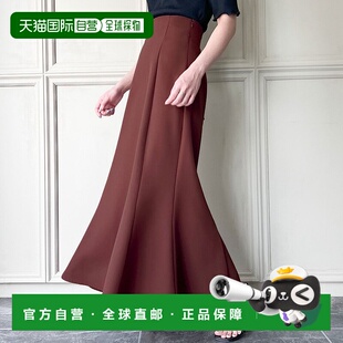 日本直邮JUNOAH 高腰系带喇叭裙 [JU5602EW05705]半身裙鱼尾裙