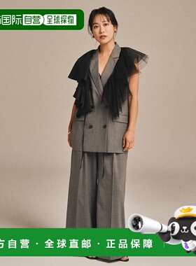 1h可退 日本直邮apart by lowrys 女士石岡真実联名款两褶宽腿裤