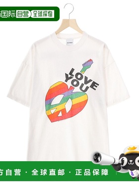 1小时内可退 日本直邮READYMADE 男女同款PEACE印花T恤 RECOWH000