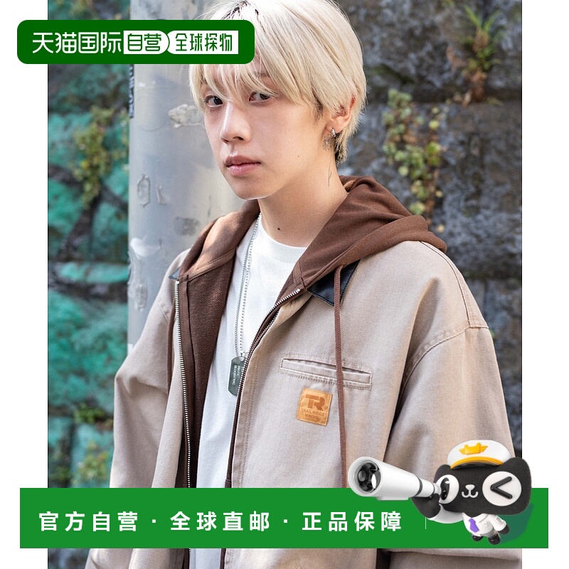 1h可退 日本直邮WEGO 男女同款25秋冬新款工装风拉链夹克 WV25AU0