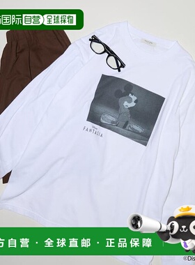 1h可退 日本直邮官方授权 FREAK'S STORE 复古迪士尼长袖T恤宽松