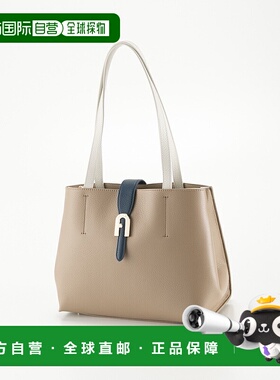 日本直邮FURLA 手提手提包 SOFIA M TOTE/GREIGE+BLU JAY+MARSHMA