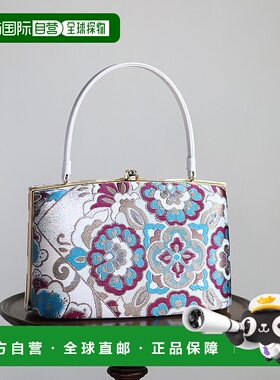 日本直邮tatsumi Ise｜西阵织彩花更纱纹手工制作手提包Ta-or-b3