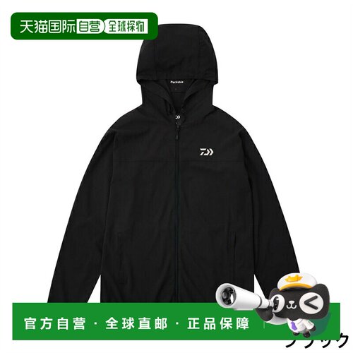 日本直邮Daiwa 达亿瓦 DJ-4026 轻便收纳夹克 黑色 2XL