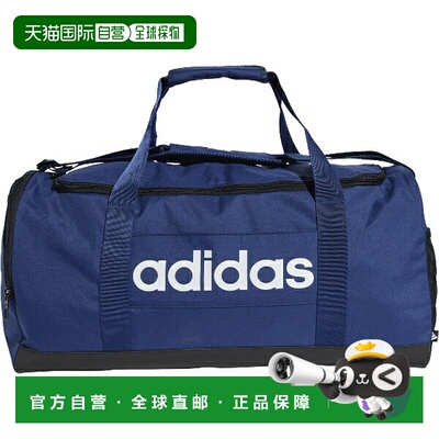 日本直邮adidas Linear Duffle 中号多功能运动行李袋/波士顿包 K