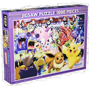【日本直邮】ensky玩具1000片拼图精灵宝可梦令人兴奋的音乐会