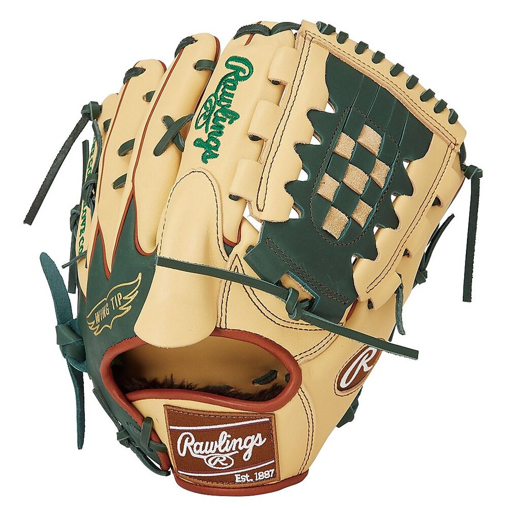 日本直邮HOH MLB COLOR SYNC A15W 帽子 骆驼色/深绿色