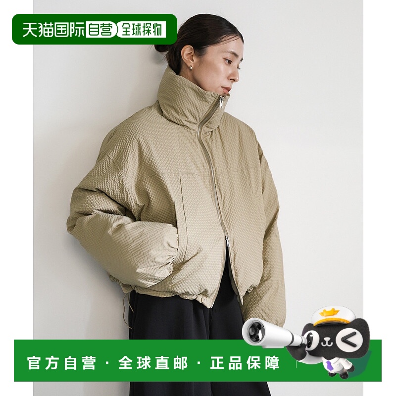 1h可退 日本直邮select MOCA 女装 女士 短款立领双拉链外套 褶饰