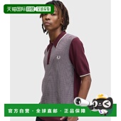 日本直邮FRED PERRY 男女同款 1h可退 全棉华夫格针织Polo衫 K230