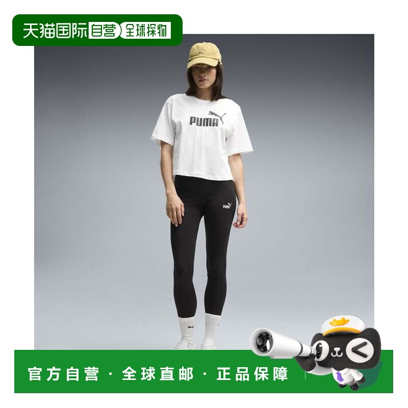 日本直邮PUMA 女款 ESS 小号NO1标志紧身裤 PUMA Black彪马