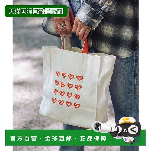 日本直邮BEAMS B-HEART 帆布logo包