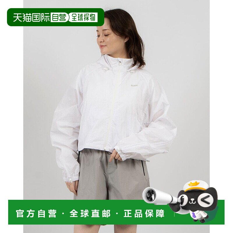日本直邮NERDY 女士袖褶防风衣 [NE8621EU000777] 银色