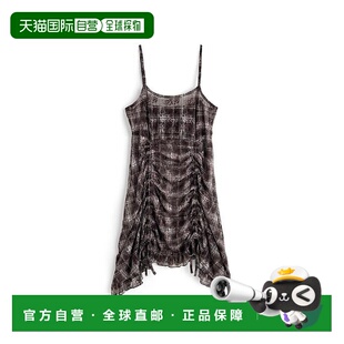 日本直邮日潮 GRL格子花边抽绳迷你吊带裙 ru1278鱼尾蕾丝连衣裙