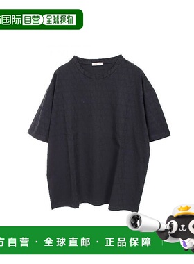 日本直邮中古Valentino华伦天奴男S级99新T-shirtT恤棉上衣蓝色